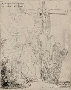 Descent From The Cross: A Sketch by Harmenszoon van Rijn Rembrandt
