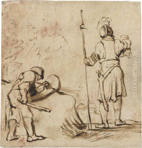 A Warrior Seen From Behind - view 1
