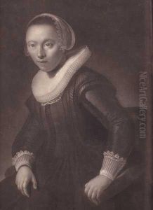 Portrait Of A Girl With A Lace Collar Portrait Of A Girl With A Lace Collar