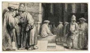 Jews In A Synagogue
