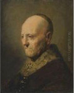 Portrait Of An Old Man by Harmenszoon van Rijn Rembrandt
