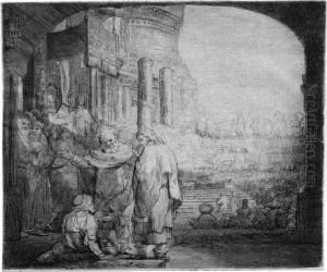 Petrus Und Johannes An Der Pforte Des Tempels