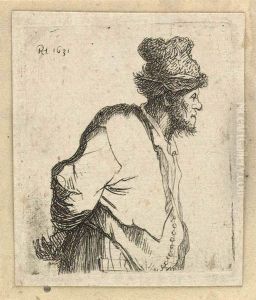 A Peasant With His Hands Behind His Back