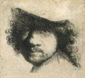 Self Portrait by Harmenszoon van Rijn Rembrandt