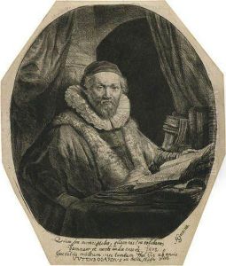 Preacher Of The Remonstrants by Harmenszoon van Rijn Rembrandt