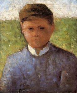 Young Peasant in Blue