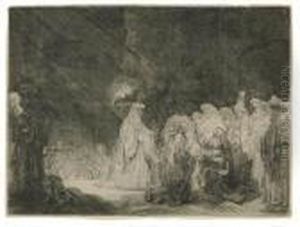 The Presentation In The Temple: Oblong Print