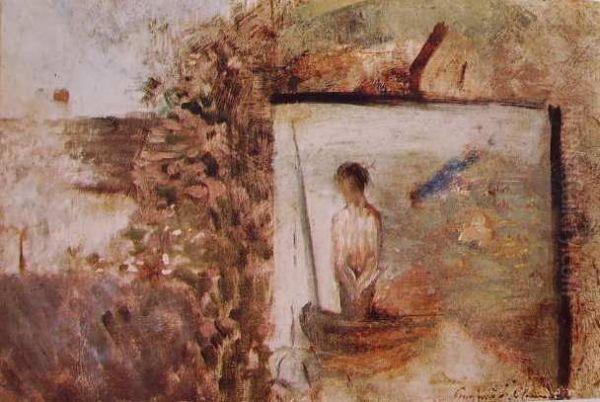 Landscape with Copy after 'Le Pauvre Pecheur' - view 1