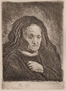The Artist's Mother With Her Hand On Her Chest, Small Bust The Artist's Mother With Her Hand On Her Chest, Small Bust