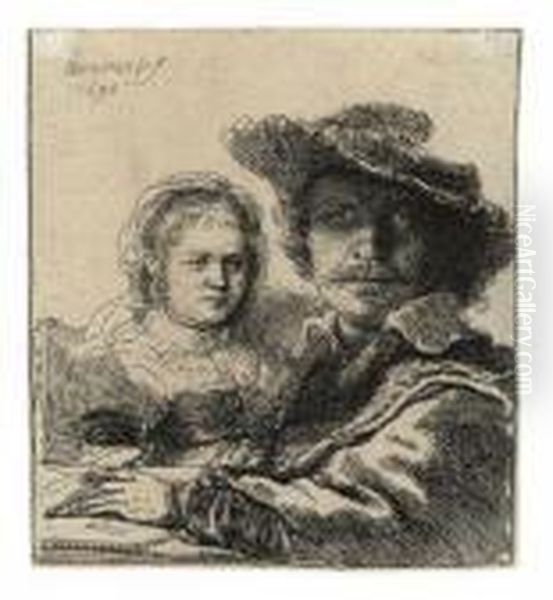 Self-portrait With Saskia - view 1