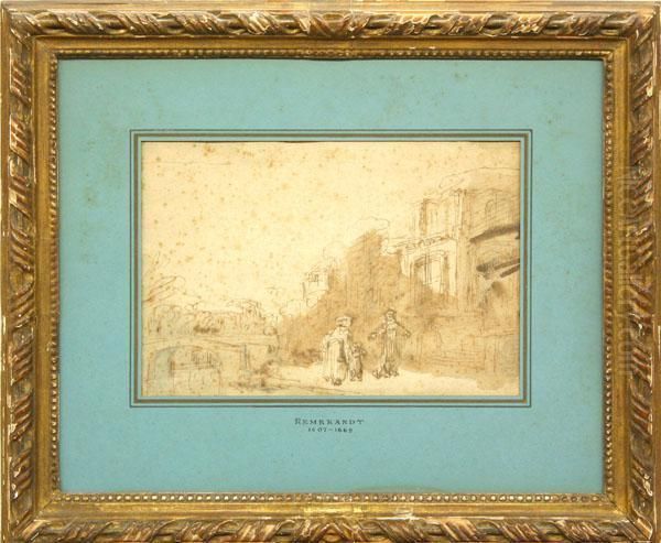 Figures On A Stree - view 1