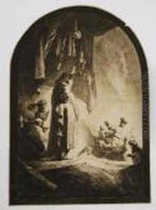 The Raising Of Lazarus by Harmenszoon van Rijn Rembrandt