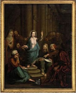 Christ Among The Doctors by Harmenszoon van Rijn Rembrandt