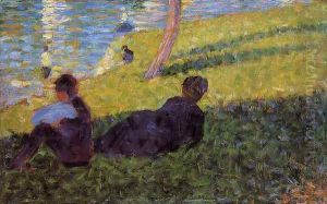 Seated Man, Reclining Woman