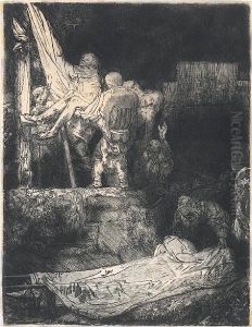 Descent From The Cross By Torchlight