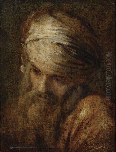 Portrait Of A Man In A Turban - view 1