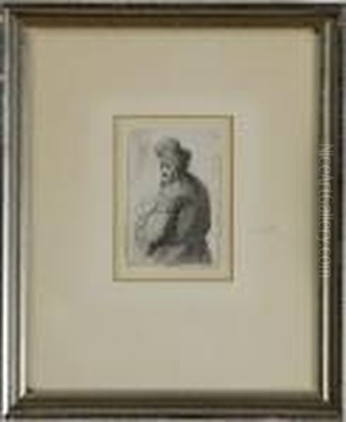 Man With Plumed Cap - view 1