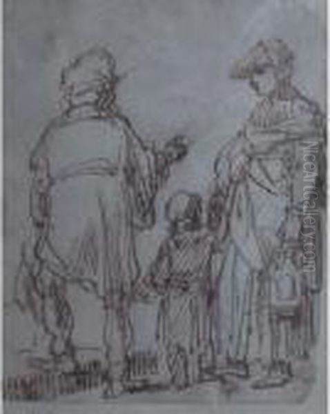 The Dismissal Of Hagar And Ishmael - view 1
