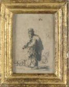 Il Violinista Cieco by Harmenszoon van Rijn Rembrandt