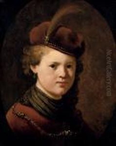 A Boy In An Oriental Costume by Harmenszoon van Rijn Rembrandt