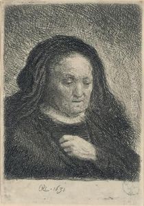 The Artist's Mother by Harmenszoon van Rijn Rembrandt