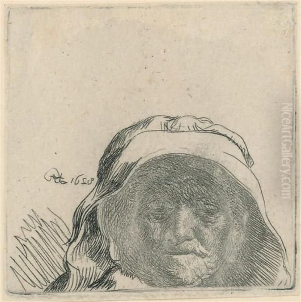 The Artist's Mother: Head Only - view 1