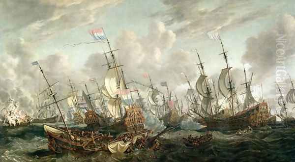 The Four Days Battle, 1-4 June 1666 - view 1