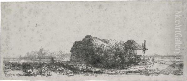 Landscape With A Cottage And Haybarn: Oblong - view 1