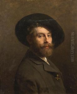 Self Portrait Of The Artist by Harmenszoon van Rijn Rembrandt