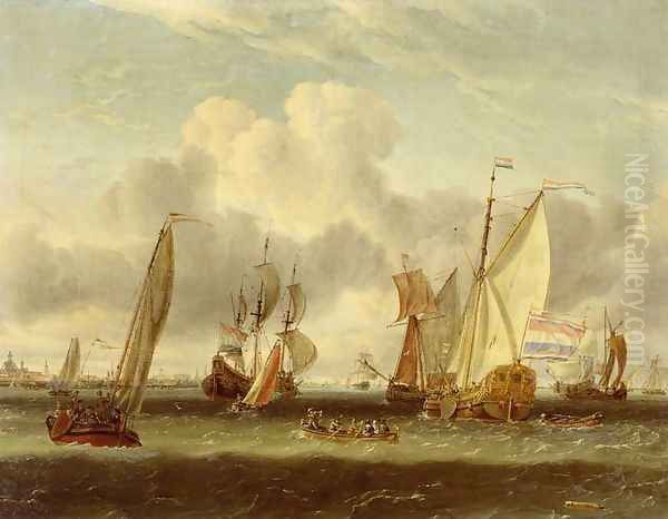 The IJ at Amsterdam Harbour - view 1