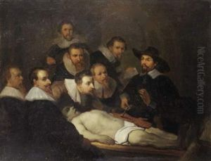 La Lecon D'anatomie Du Docteur Nicolaes Tulp by Harmenszoon van Rijn Rembrandt