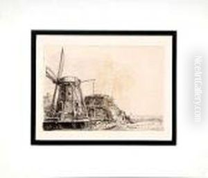 The Windmill by Harmenszoon van Rijn Rembrandt
