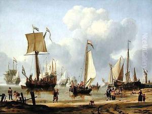 Ships in Calm Water, 1672