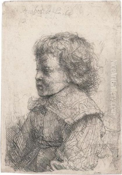Portrait Of A Boy, In Profile - view 1