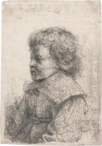 Portrait Of A Boy, In Profile