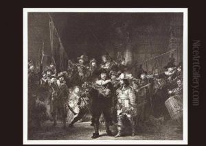 A Night Watch by Harmenszoon van Rijn Rembrandt