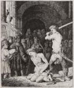 Decollazione Del Battista by Harmenszoon van Rijn Rembrandt