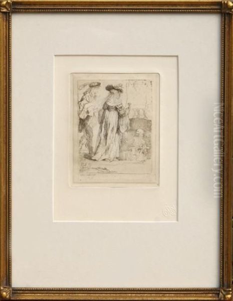 Death Appearing To A Married Couple From An Open Grave - view 1
