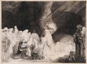 The Presentation In The Temple: Oblong Plate