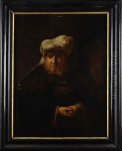 Man I Turban by Harmenszoon van Rijn Rembrandt