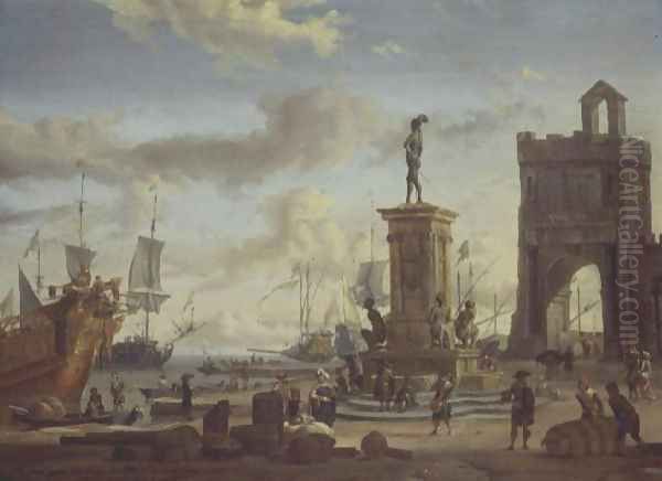 Harbour at Livorno - view 1