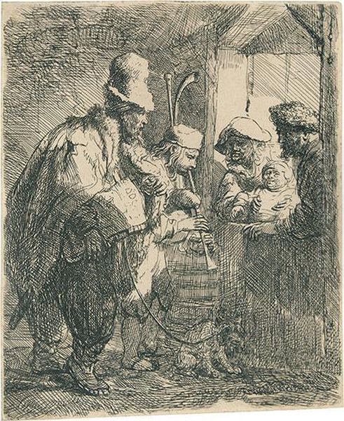 The Strolling Musicians. - view 1