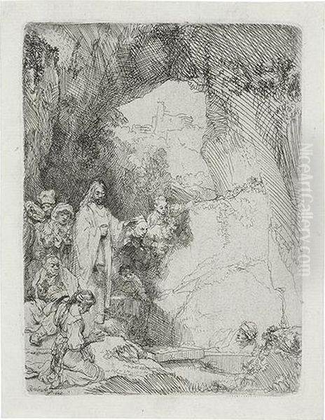 The Raising Of Lazarus: Small Plate. - view 1