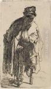 Bettler Mit Stelzfus by Harmenszoon van Rijn Rembrandt