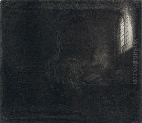 Saint Jerome In A Dark Chamber - view 1