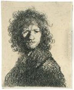 Self-portrait by Harmenszoon van Rijn Rembrandt