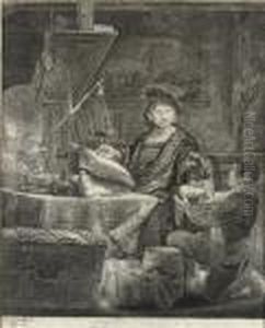 Jan Uytenbogaert, 'the Goldweigher' by Harmenszoon van Rijn Rembrandt