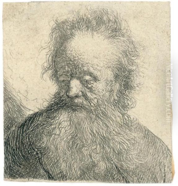 Old Man With A Flowing Beard: - view 1