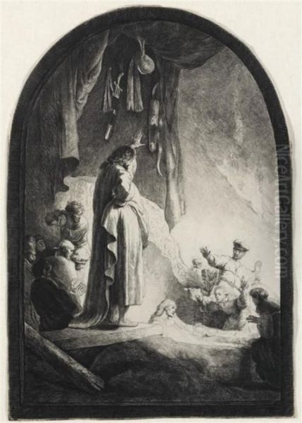 The Raising Of Lazarus: Large Plate - view 1