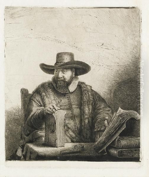 Cornelis Claesz. Anslo, Preacher (bartsch 271) - view 1